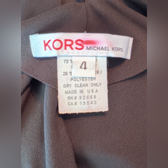 Michael Kors Black Sleeveless backless Sheath Mini Dress 4 - Picture 3 of 4